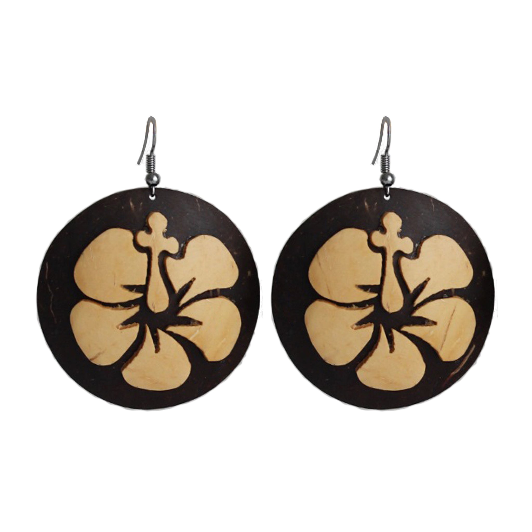 Coconut Earrings "Aute"