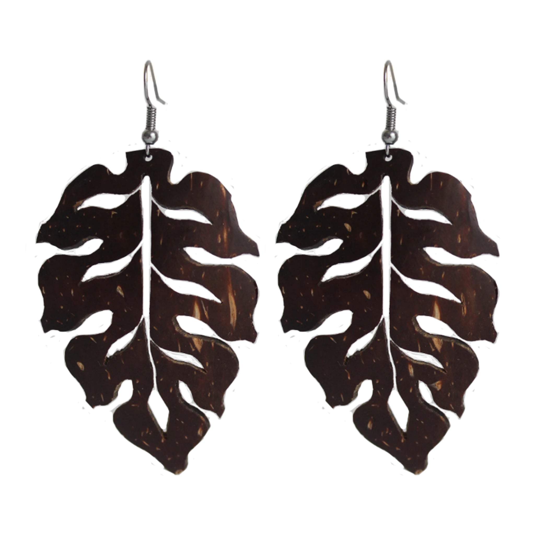 Coconut Earrings "Lau Ulu"
