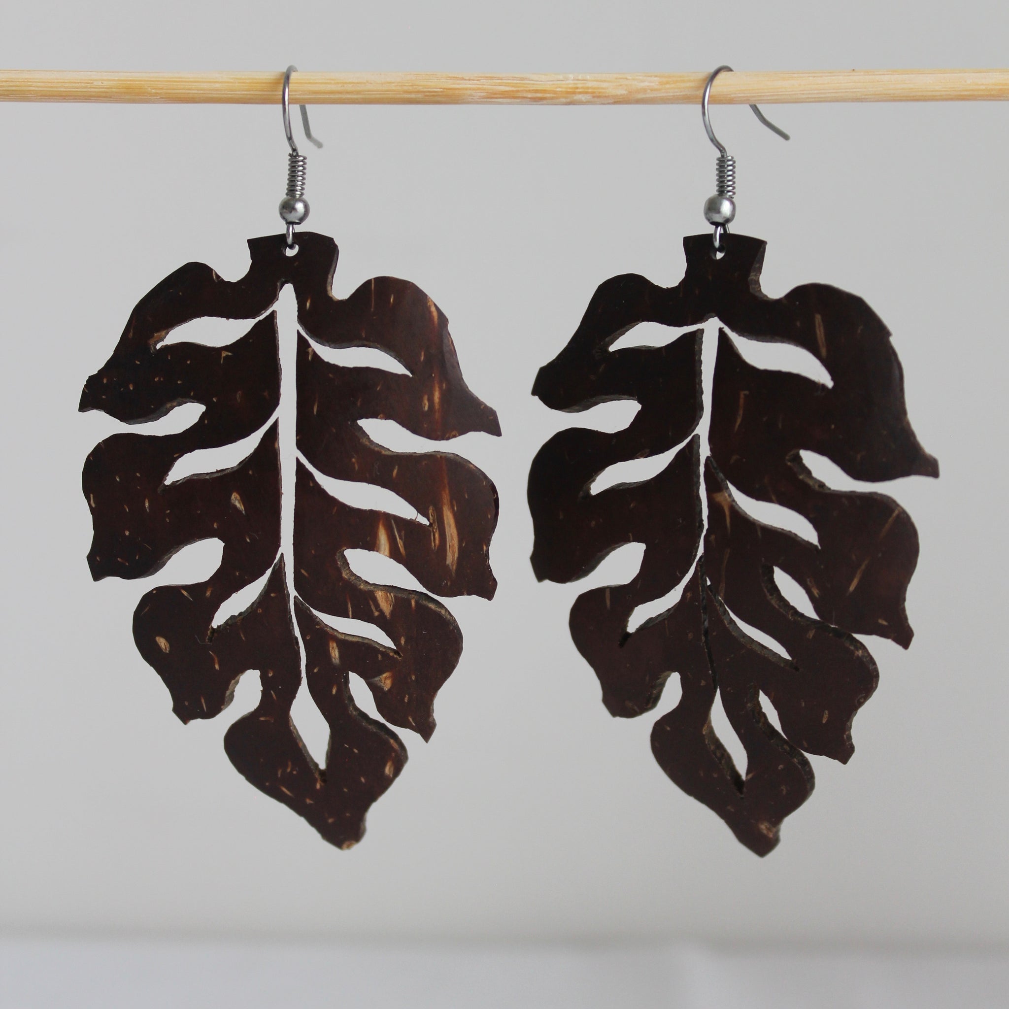 Coconut Earrings "Lau Ulu"