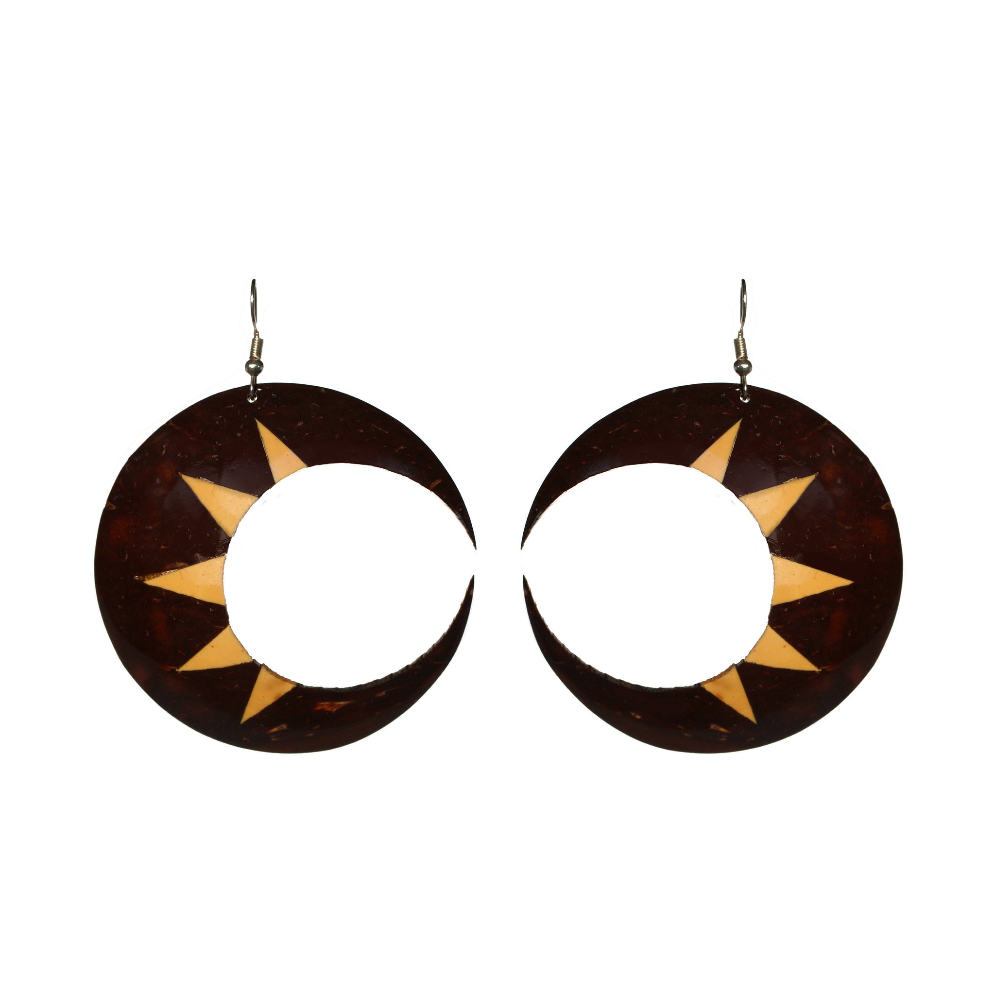Coconut Earrings - Crescent