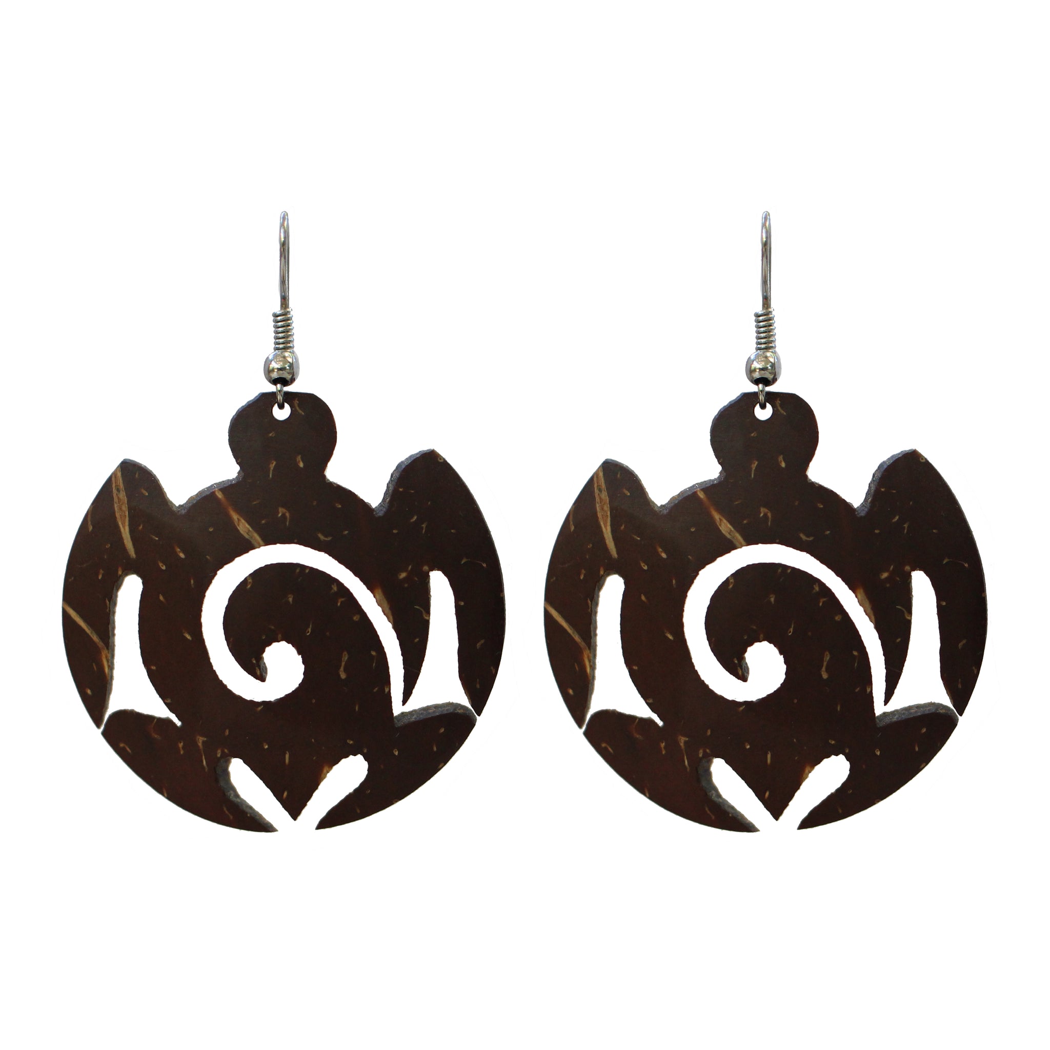 Coconut Earrings - Turtle