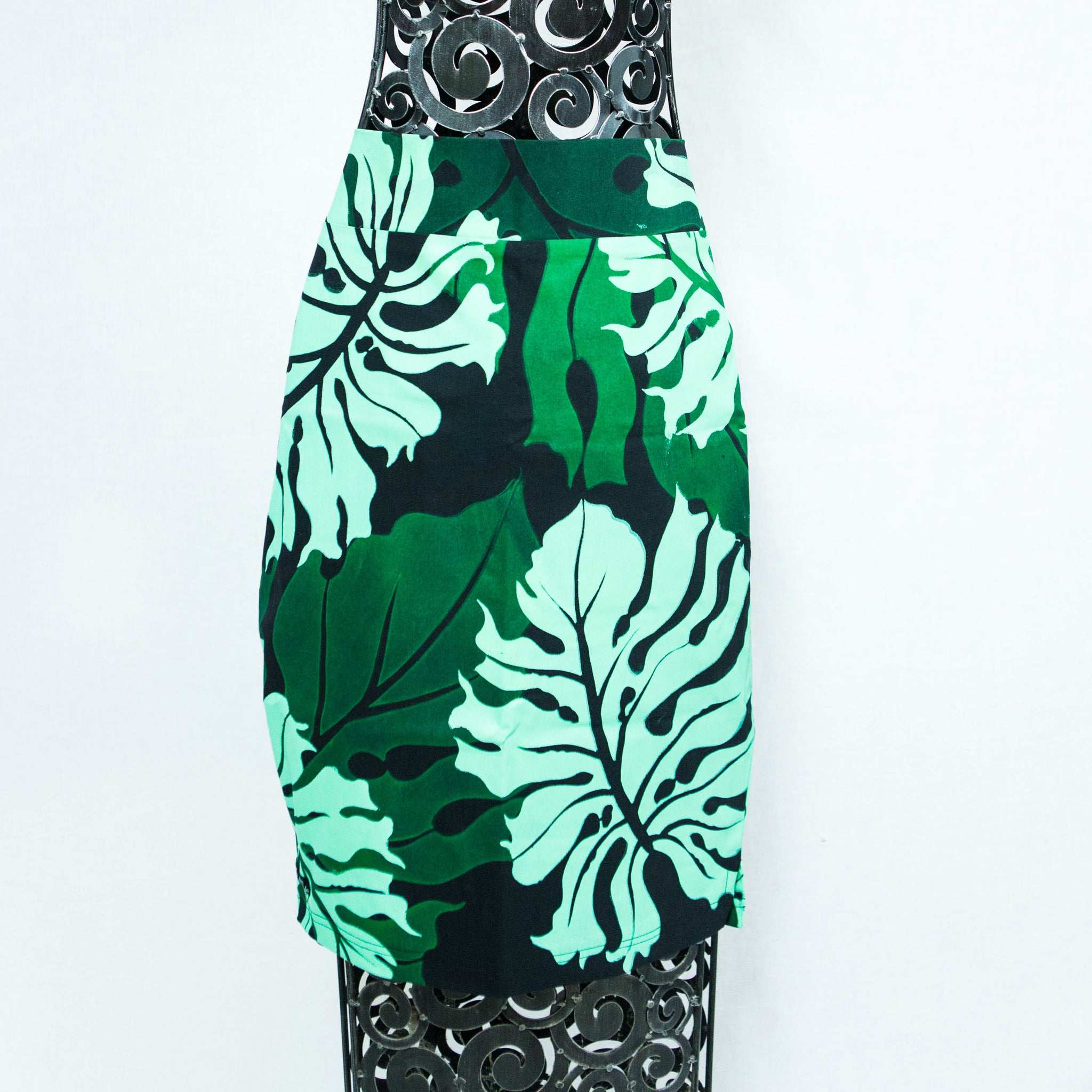 Pencil Skirt "Local Leaves"